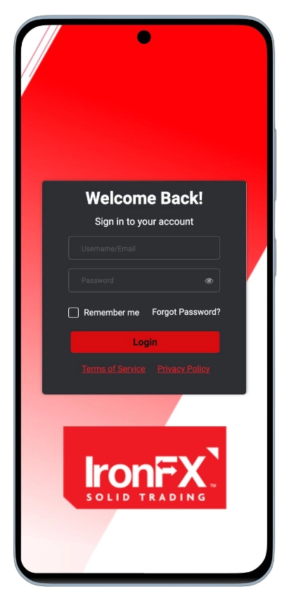 IronFX login